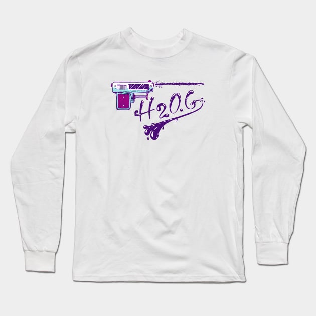 Squirt Gun Gang Long Sleeve T-Shirt by bryanbaltz